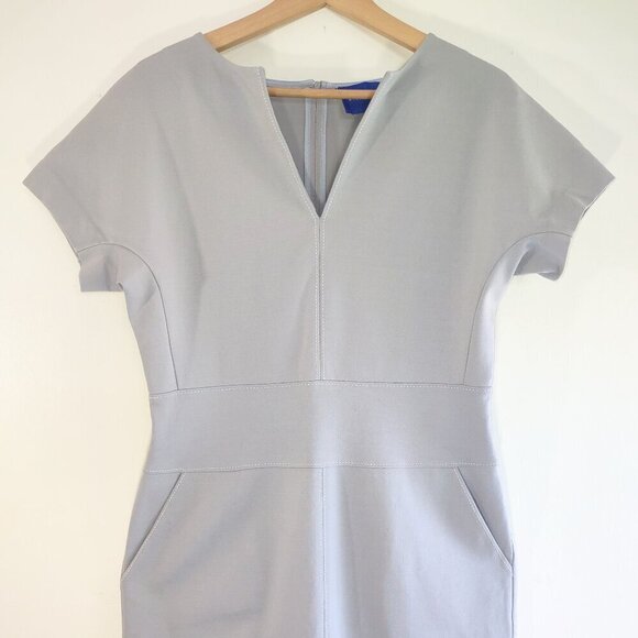 Winser London Miracle Sheath Dress Stretch Jersey Classic Elegant Women Size 8 - Picture 4 of 11